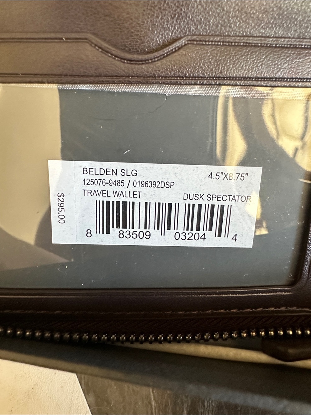 Tumi Two-Tone Travel Wallet - Picture 3 of 5